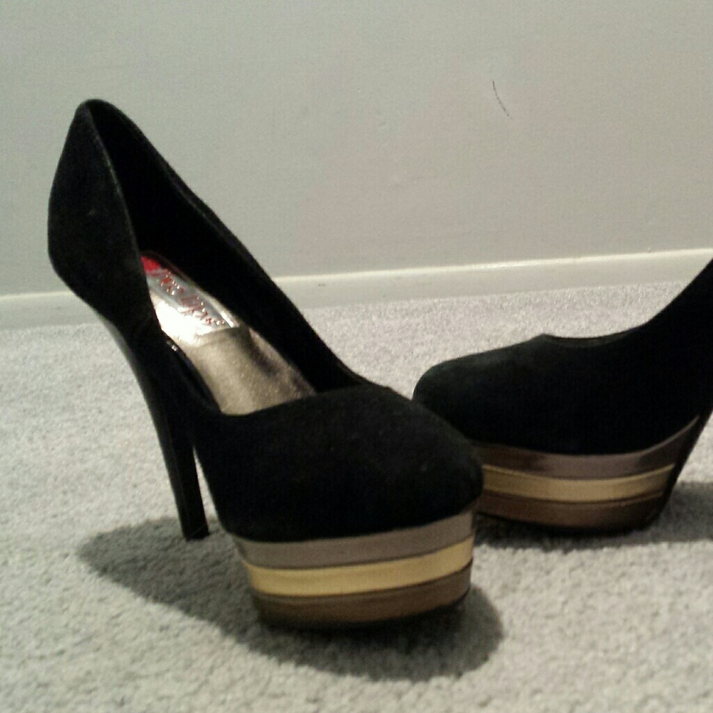 High platform heels